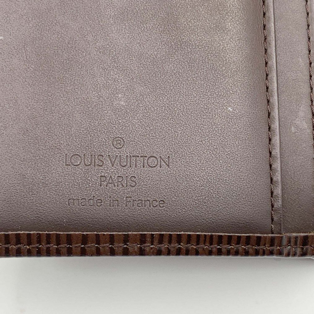 Louis Vuitton Vintage Brown Epi Leather Viennois Wallet Coin Purse