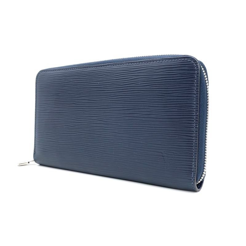 Louis Vuitton Cyan EPI Leather Zippy Wallet