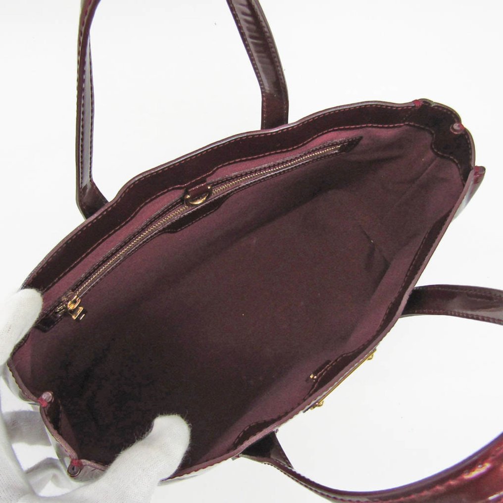 Louis Vuitton Monogram Vernis Wilshire PM M91644 Women's Handbag