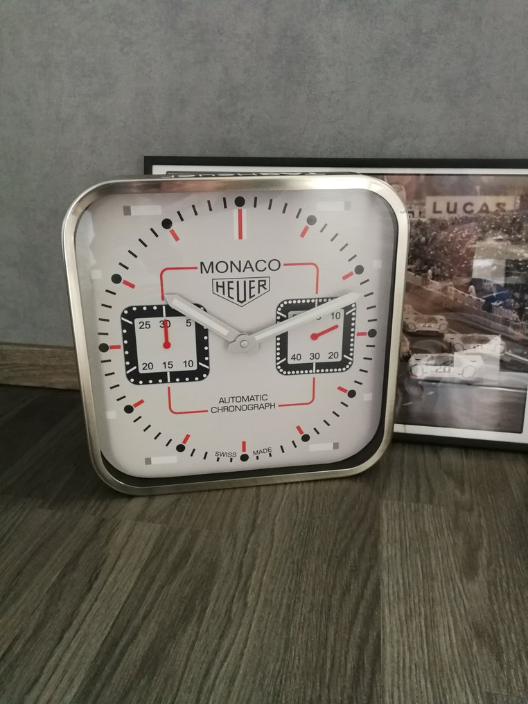 TAG Heuer Monaco 50th Anniversary Rare Showroom Clock Catawiki