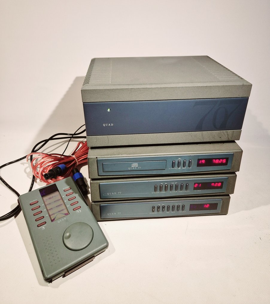 Quad - 77 -Model Tuner, Model cd Player, Model Preamplifier en 707 ...