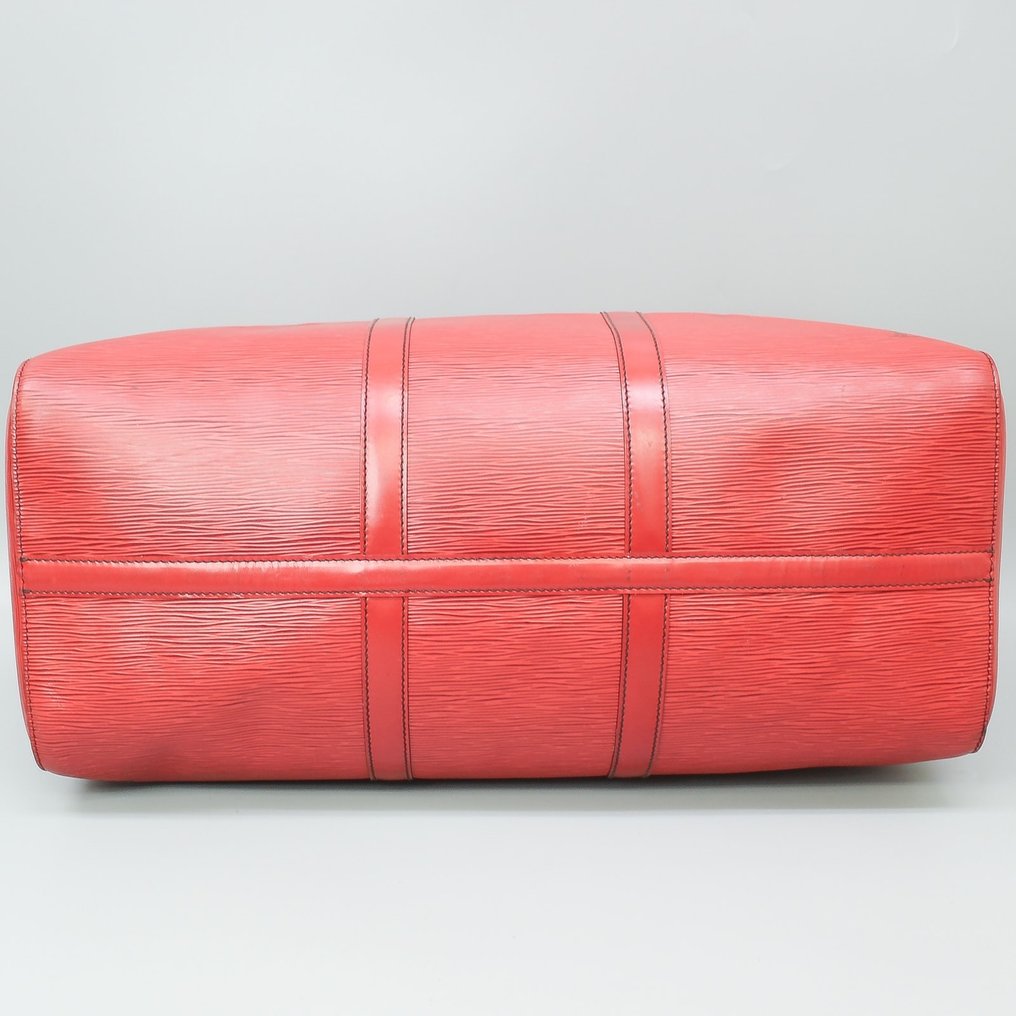 Louis Vuitton Red Epi Leather Keepall 50 Bag Louis Vuitton