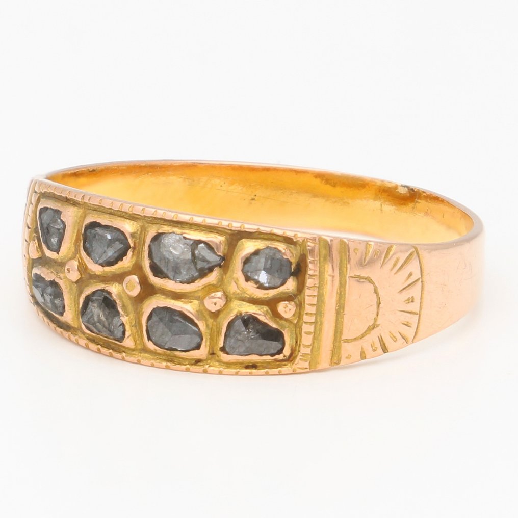 No Reserve 22 carats Or Bague Diamant Catawiki