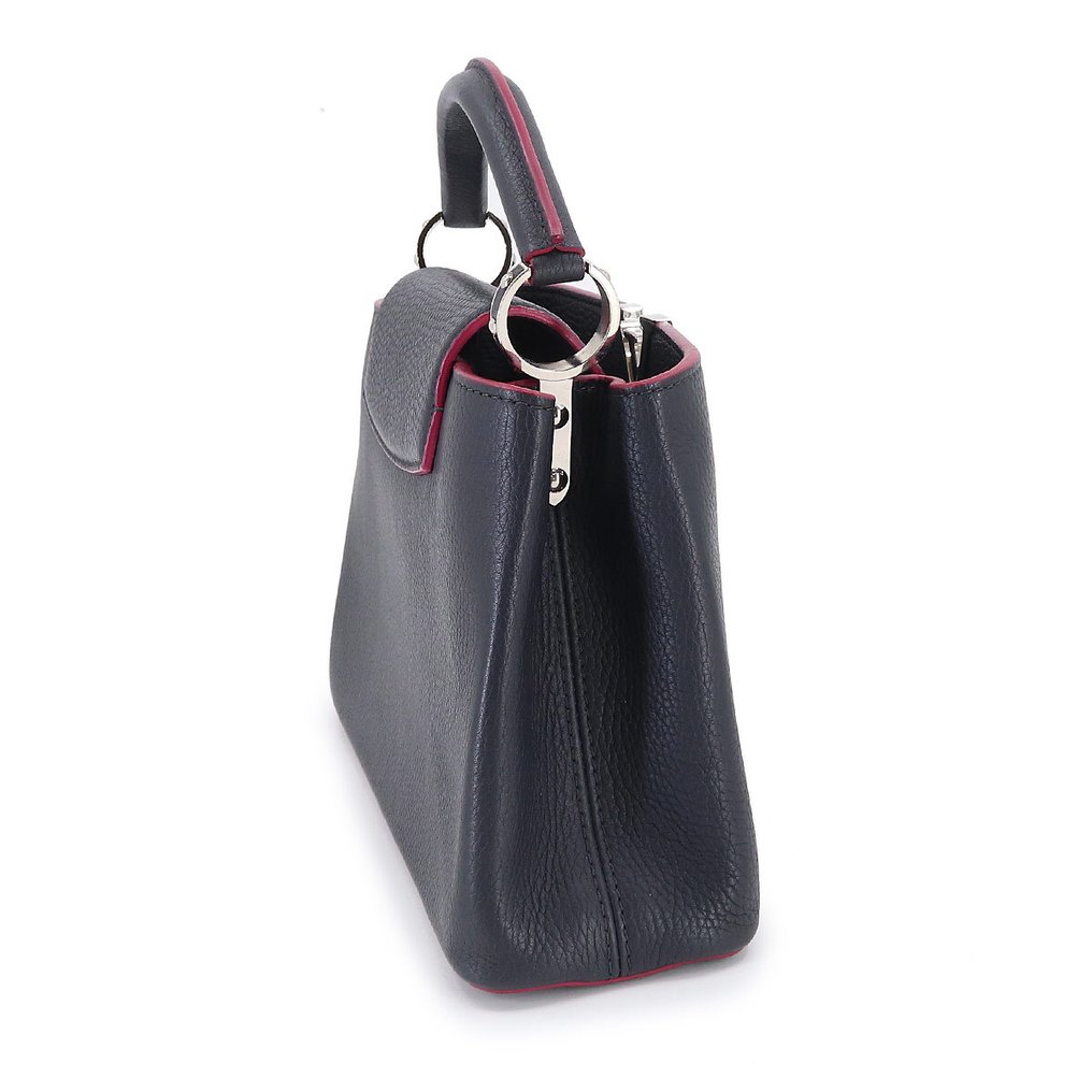 Louis Vuitton Taurillon Capucines BB w/ Strap - Black Handle Bags