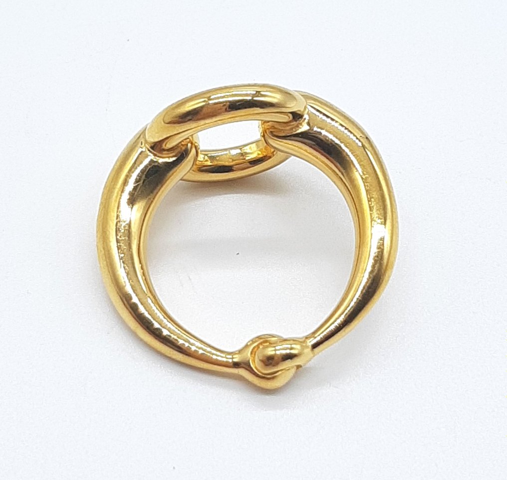 Hermes Gold-plated - Scarf ring - Catawiki