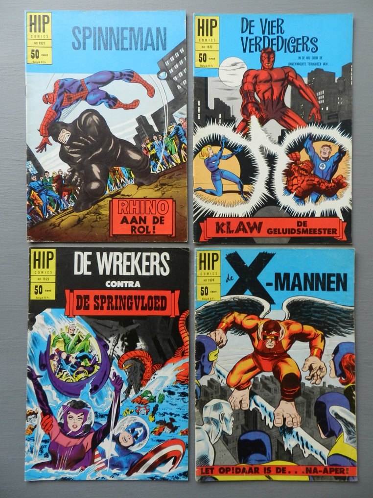 Hip comics 1921 t/m 1945 Spinneman, De Vier Verdedigers, De Wrekers