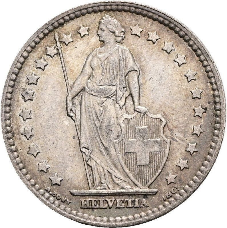 Suiza. 1 Franc 1877 B Bern Catawiki
