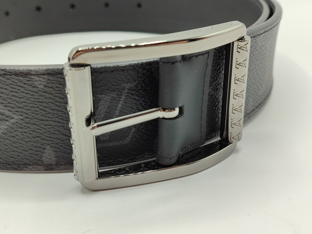 Louis Vuitton Reverso Width 4cm Reversible Belt Monogram Eclipse