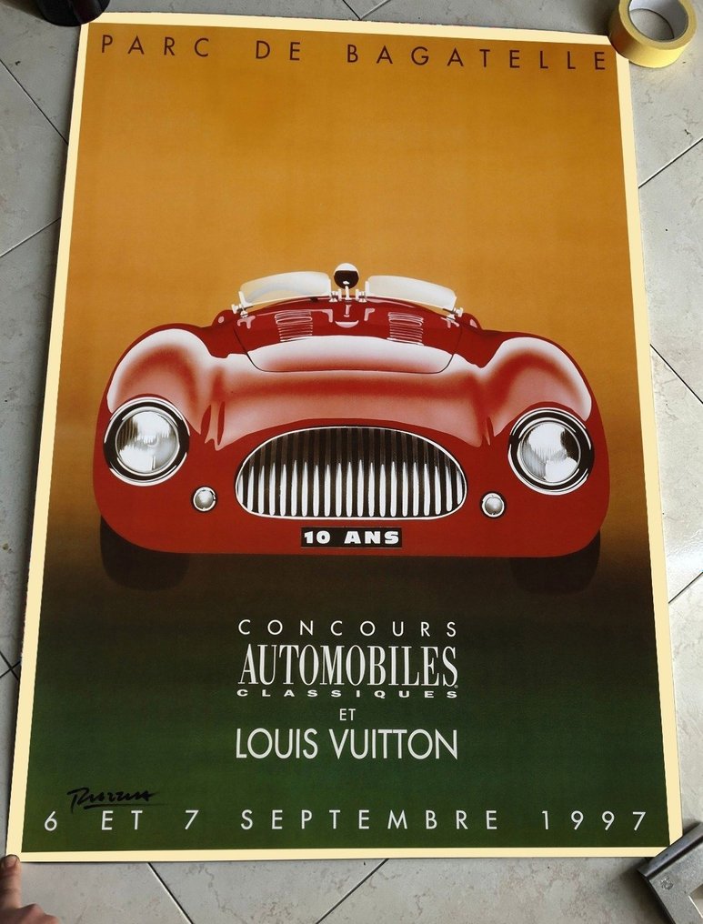 Razzia - Affiche Concours Automobiles Classiques et Louis - Catawiki