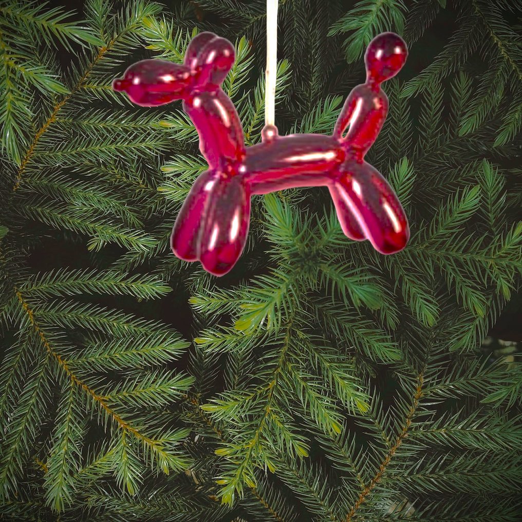 after Jeff Koons goodwill kerstballen, ballonhond hars Catawiki