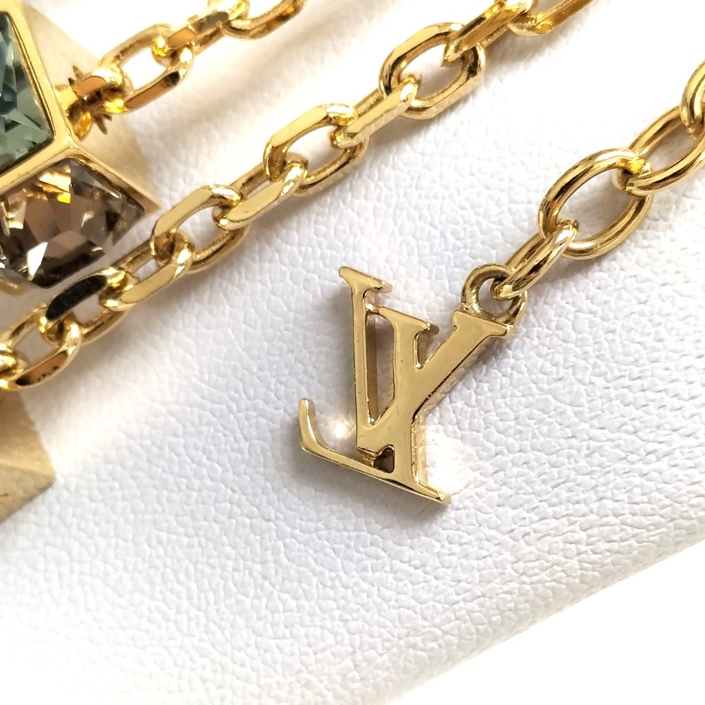 Louis Vuitton's gold initial necklace