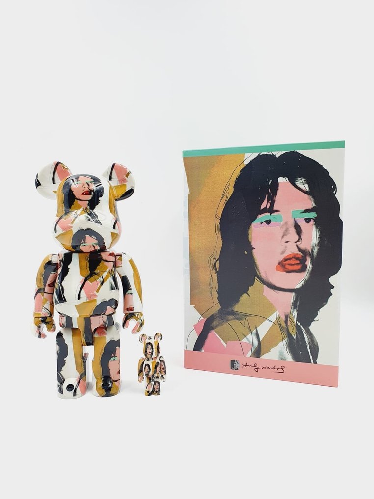 Andy Warhol x Mick Jagger X Medicom Toy   Be@rbrick % +   Catawiki