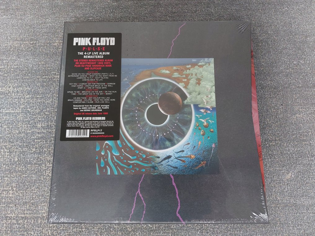 Pink Floyd PULSE Vinyl record 4LP BOX SET, Live album, Remastered, Reissue, 180 gram