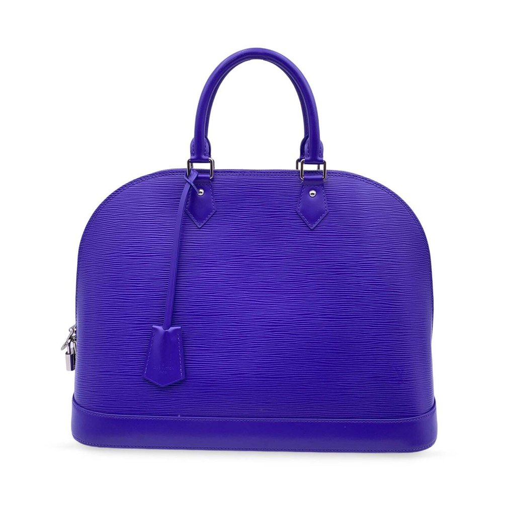Louis Vuitton Purple Epi Leather Alma GM Size
