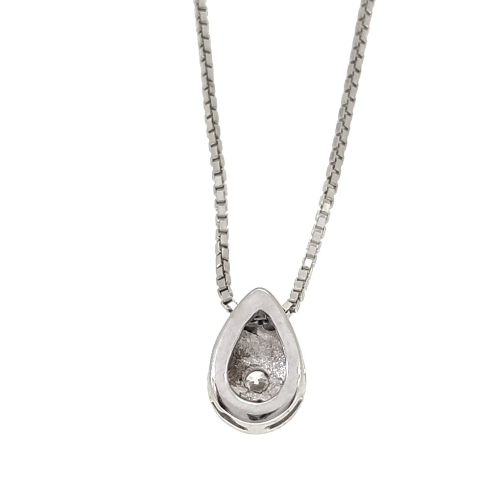 18-quilates-oro-blanco-collar-con-colgante-0-06-ct-diamante-catawiki