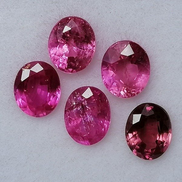 5 pcs Ruby 2.50 ct Catawiki
