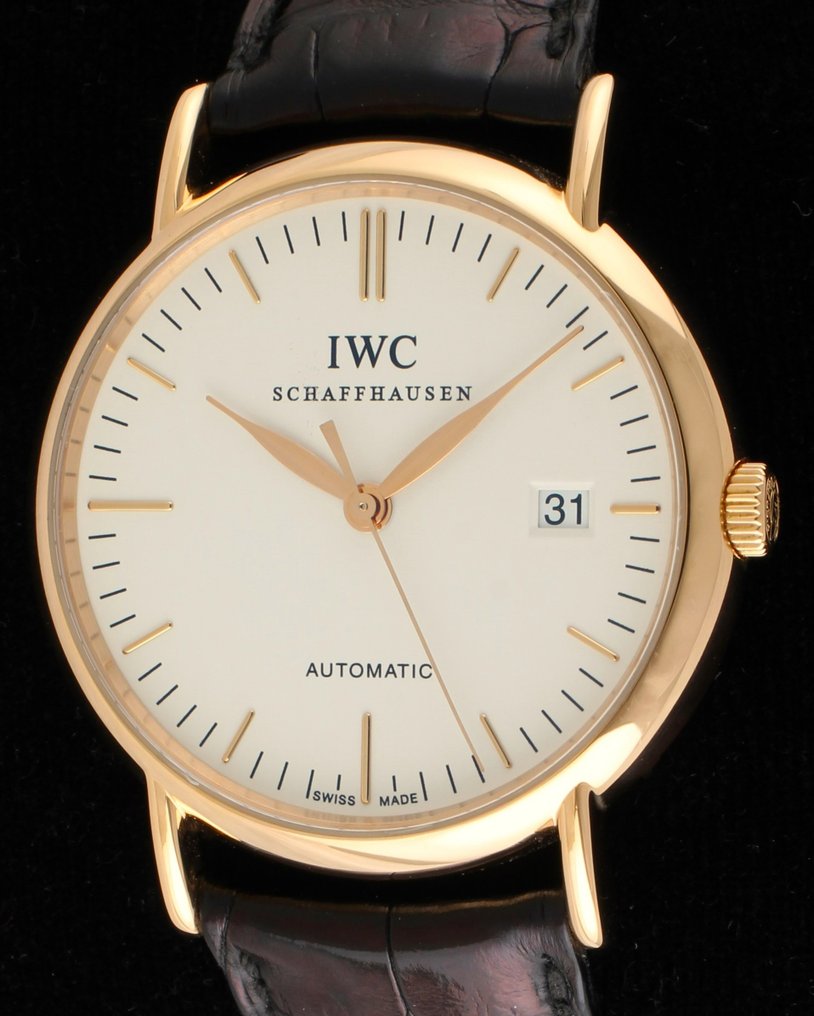 IWC - 'PORTOFINO' - Pink Gold 18 Carat - Automatic Chronometer - Ref ...