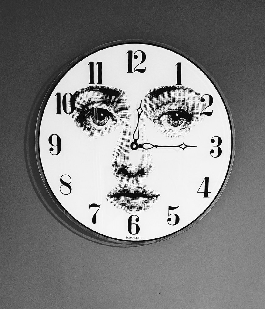 Wall clock - Fornasetti-Milano - Modern - Glass - 2020+ - Catawiki