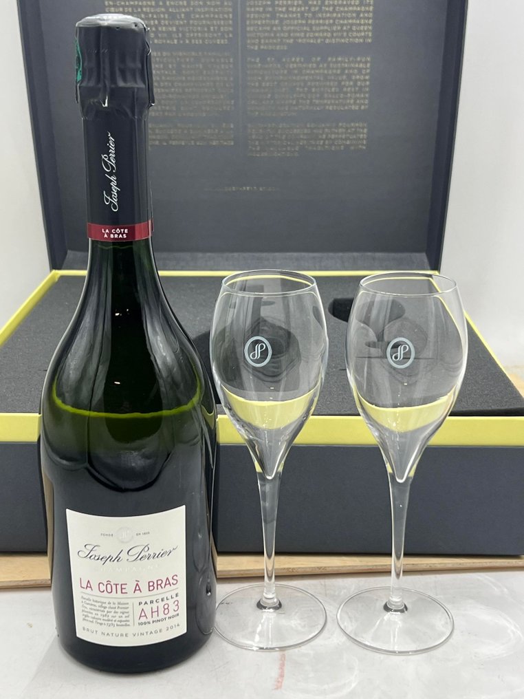 Coffret 1 Bouteille 2 Flûtes – Champagne Joly