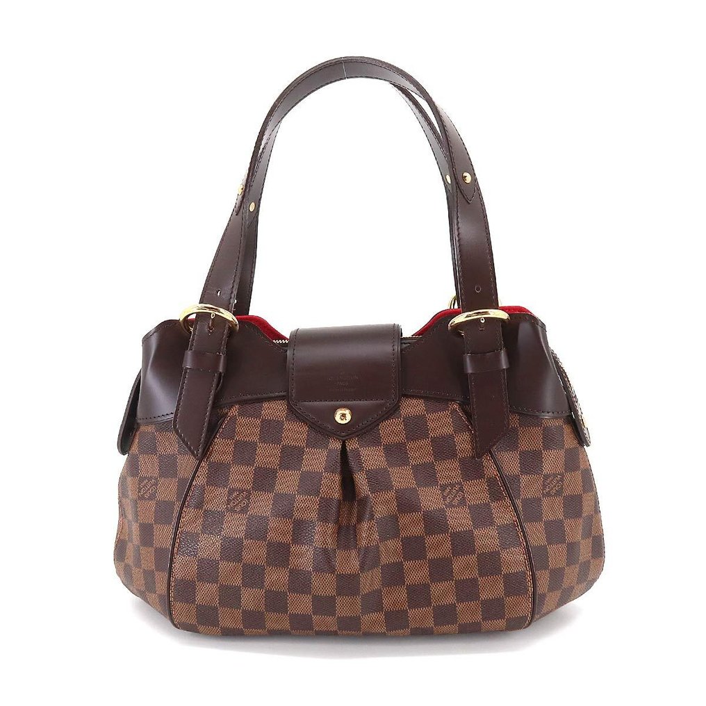 Louis Vuitton Sistina MM Damier Ebene Canvas Shoulder Bag 