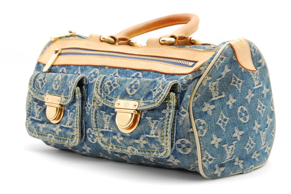 Lot - Blue Denim Louis Vuitton 'Neo Speedy' Bag