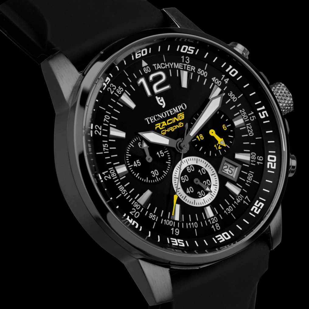 Tecnotempo® - "NO RESERVE PRICE" Chronograph 100M WR - "Racing Chrono ...