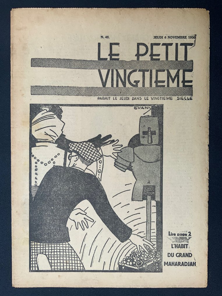 Le Petit Vingtième 45 - Tintin - Au Congo - (1930) - Catawiki
