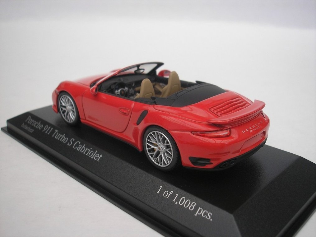 MiniChamps 1:43 - 1 - Model convertible car - Porsche 911 Turbo S ...