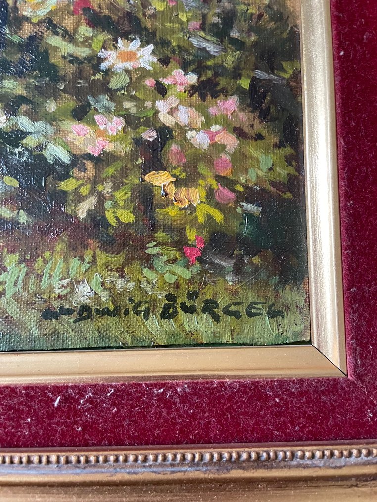 Ludwig Bürgel (19011980) Blumen im Garten Catawiki