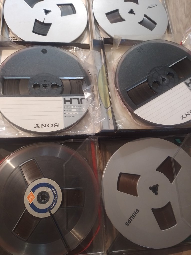 20 x BASF/Philips etc. Reel to Reel tapes 18Cm / 7" Reel to Reel