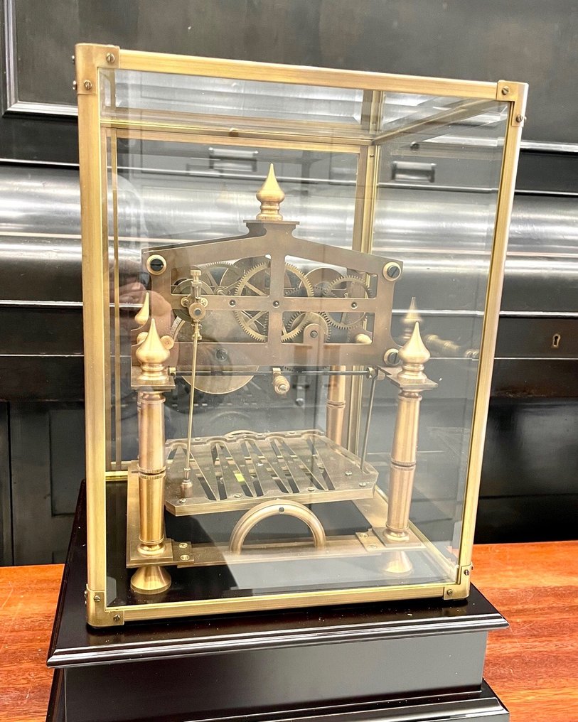 Skeleton clock Congreve rolling ball clock Brass 2020+ Catawiki