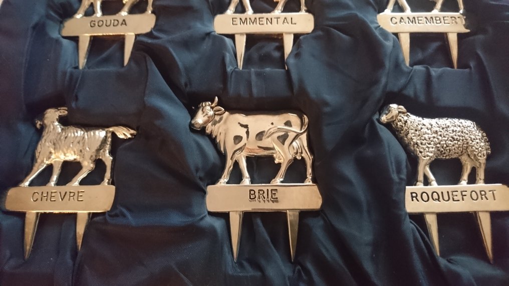 Siléa Table service (6) Silverplated cheese markers Catawiki