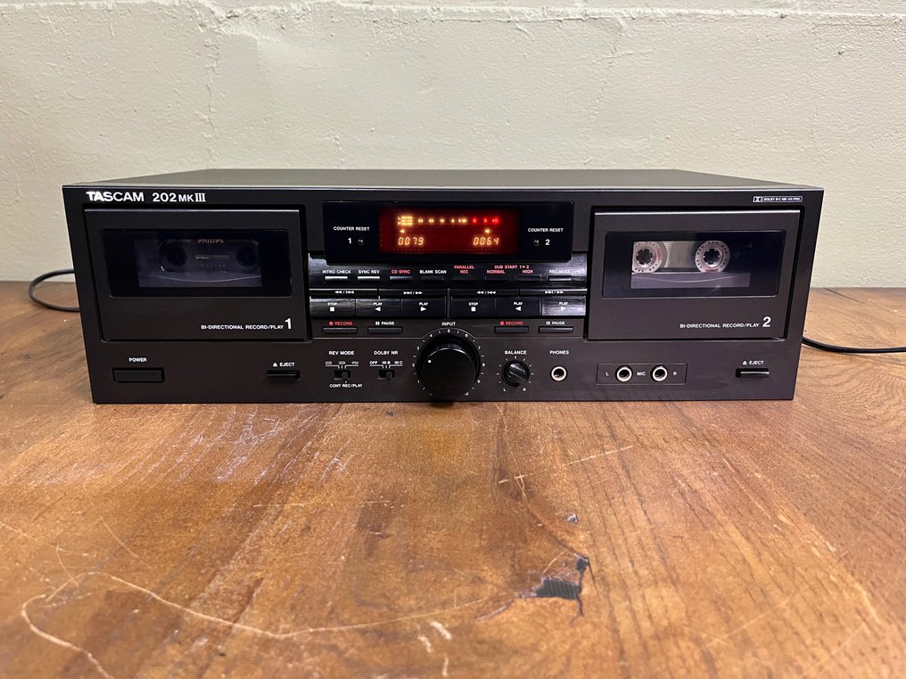 Tascam REVISED 202MK III Lecteur de cassettes audio Catawiki