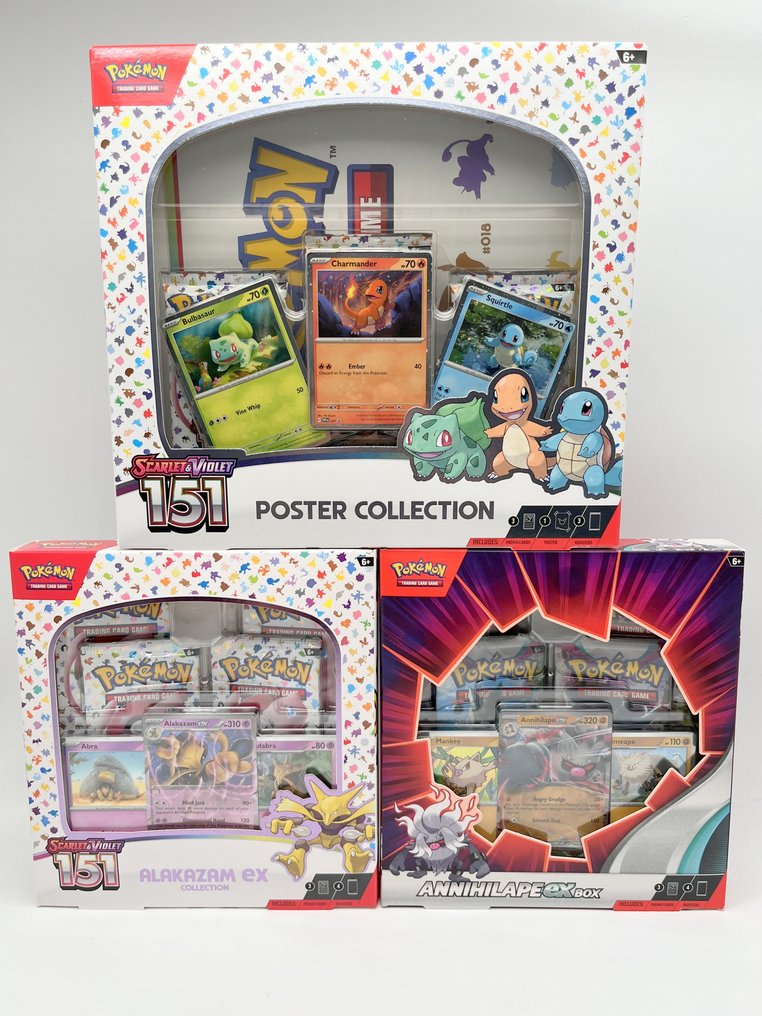 Pokemon Scarlet & Violet 151 Alakazam EX Collection 6-Box Case