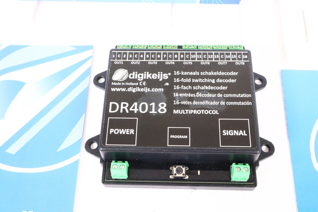 Digikeijs H0 DR4018 Model train (2) 2x 16 channel switching decoder Catawiki