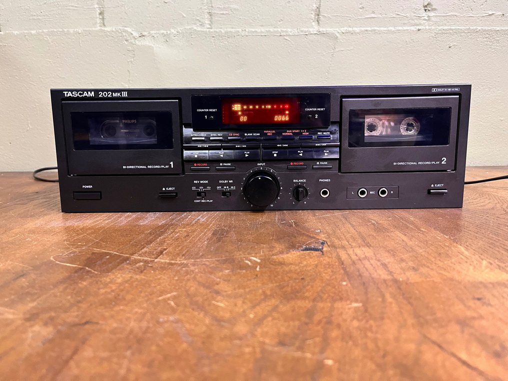 Tascam REVISED 202MK III Lecteur de cassettes audio Catawiki