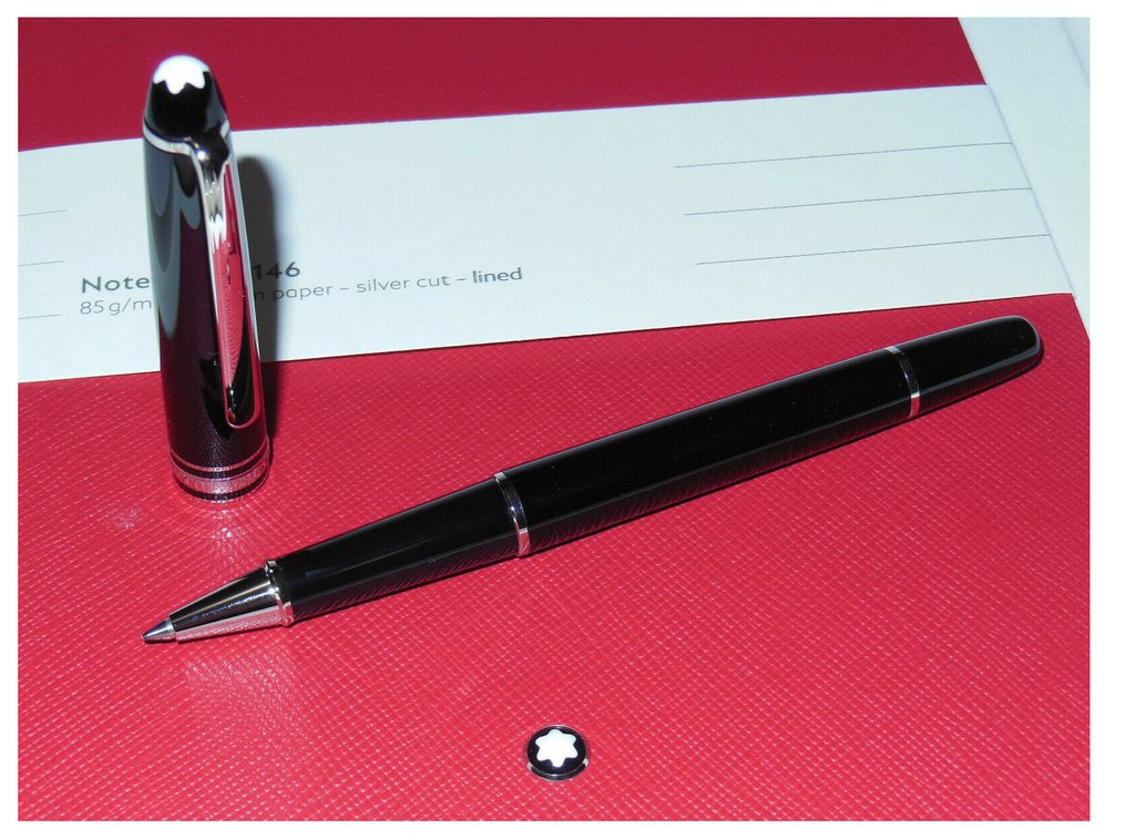 Montblanc pen best sale and notebook set