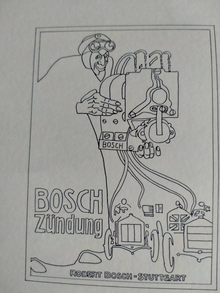 Poster/prent Bosch Zündung Robert Bosch Catawiki