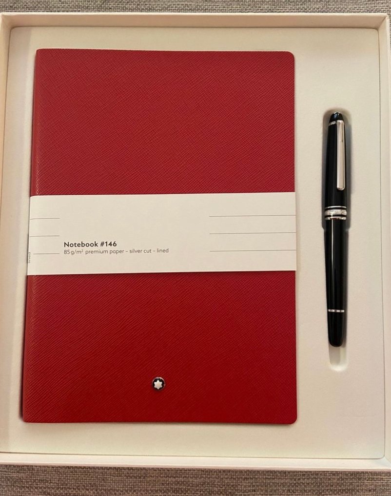 Montblanc pen and notebook set cheap