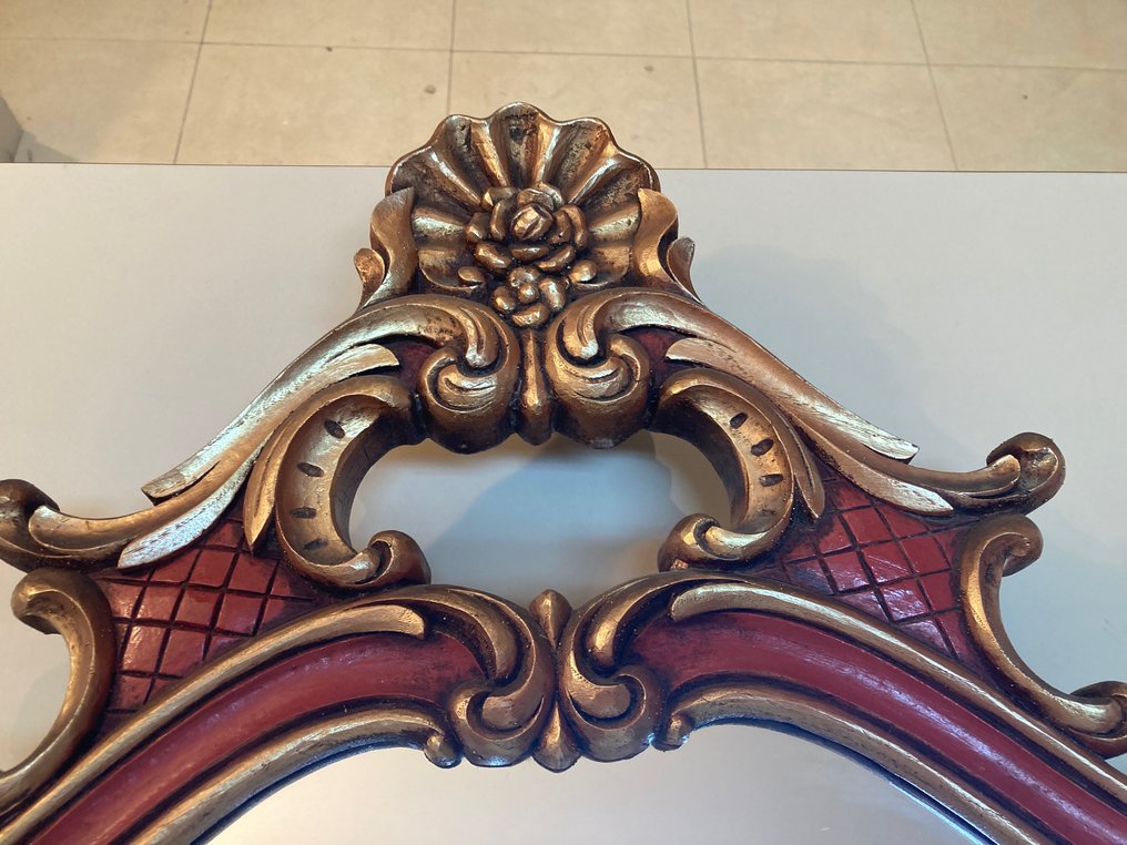 Wall mirror (1) - Wood - Catawiki