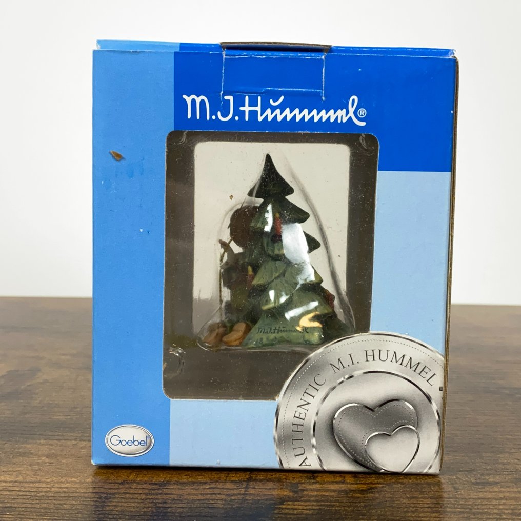 Hummel Christmas Tree Hanger Full Speed Ahead Figurine Porcelaine