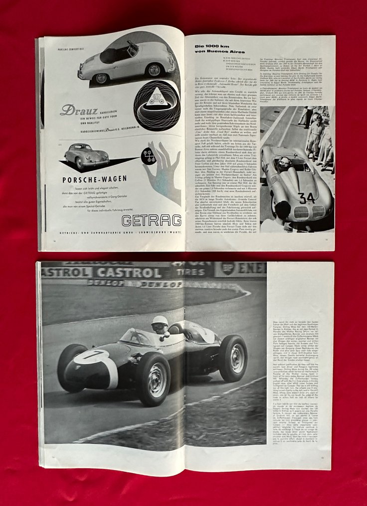 1960 Porsche Christophorus Magazine English #28 June 1960 RARE