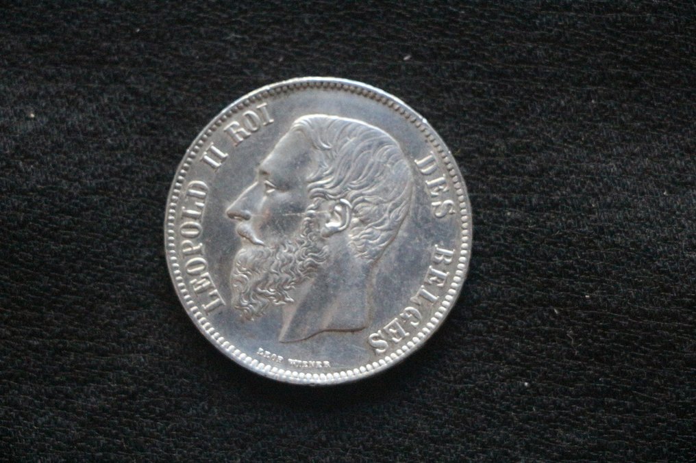 Belgium Leopold Ii 1865 1909 5 Francs 1871 Catawiki Belgium Leopold Ii 1865 1909 5 Francs 1871 Catawiki