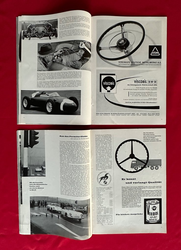 1960 Porsche Christophorus Magazine English #28 June 1960 RARE