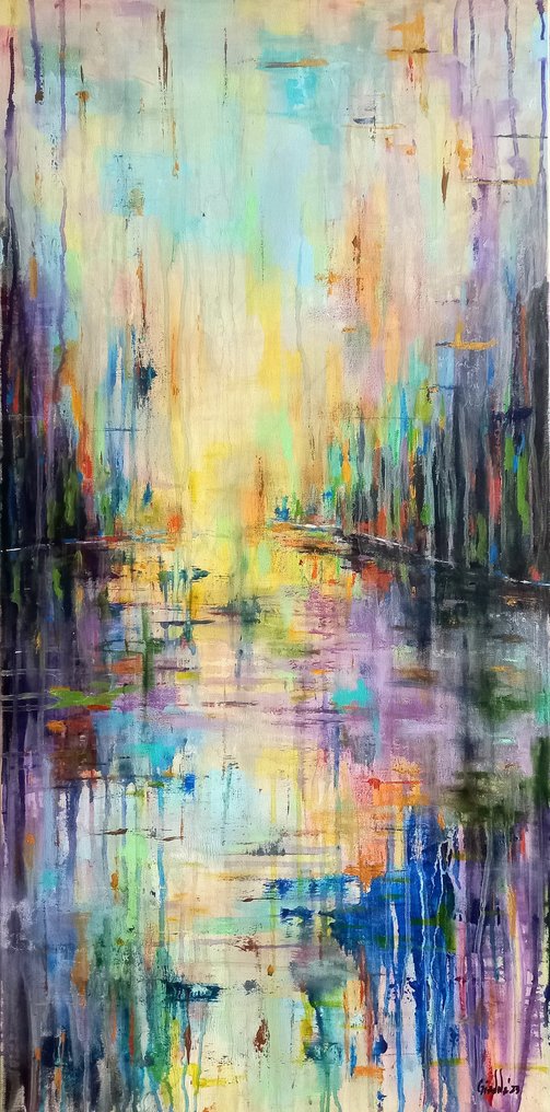 Rumjana Georgieva (Romi Gianna) - Impression in purple XL - Catawiki