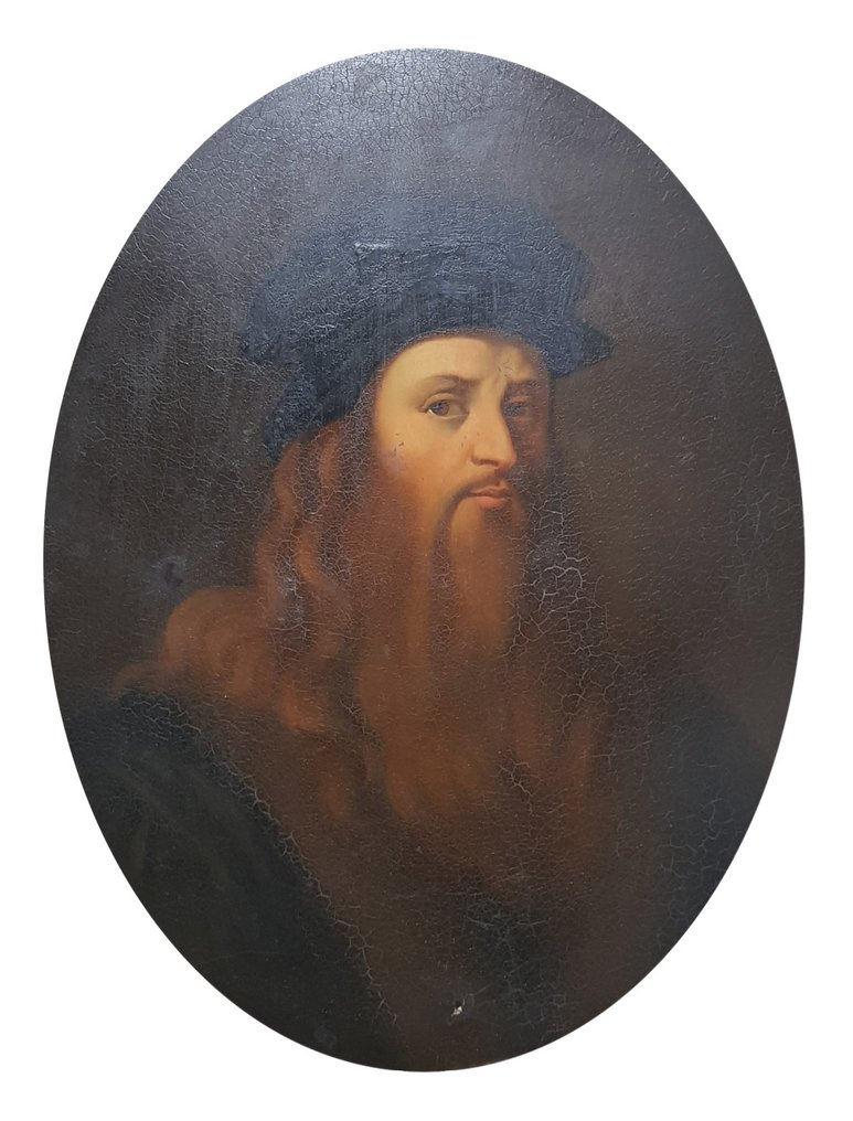 Italian School (XIX), after Leonardo Da Vinci Portrait of Leonardo Da