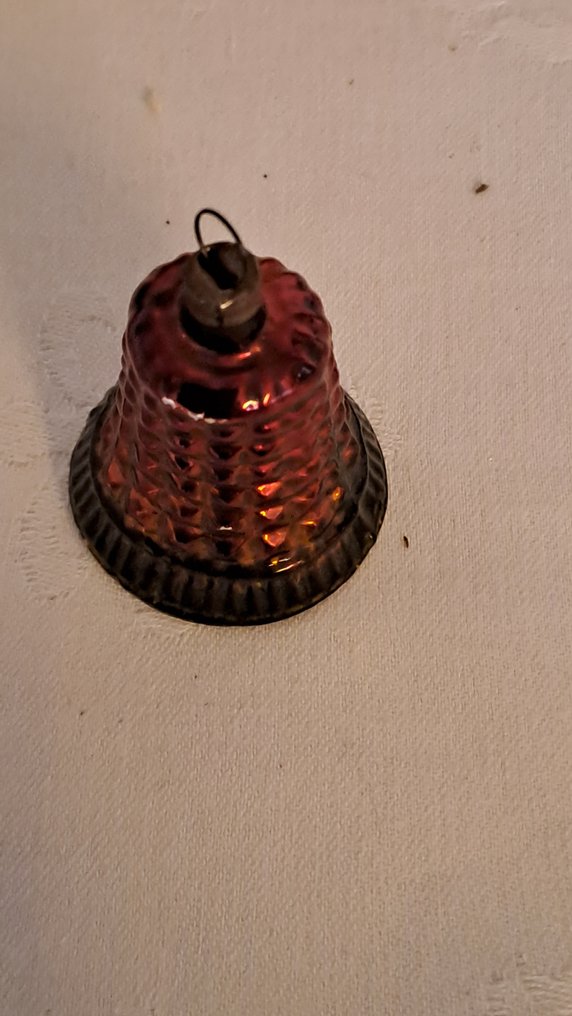 Antieke glazen mondgeblazen kerstballen Kerstdecoratie DDR (24