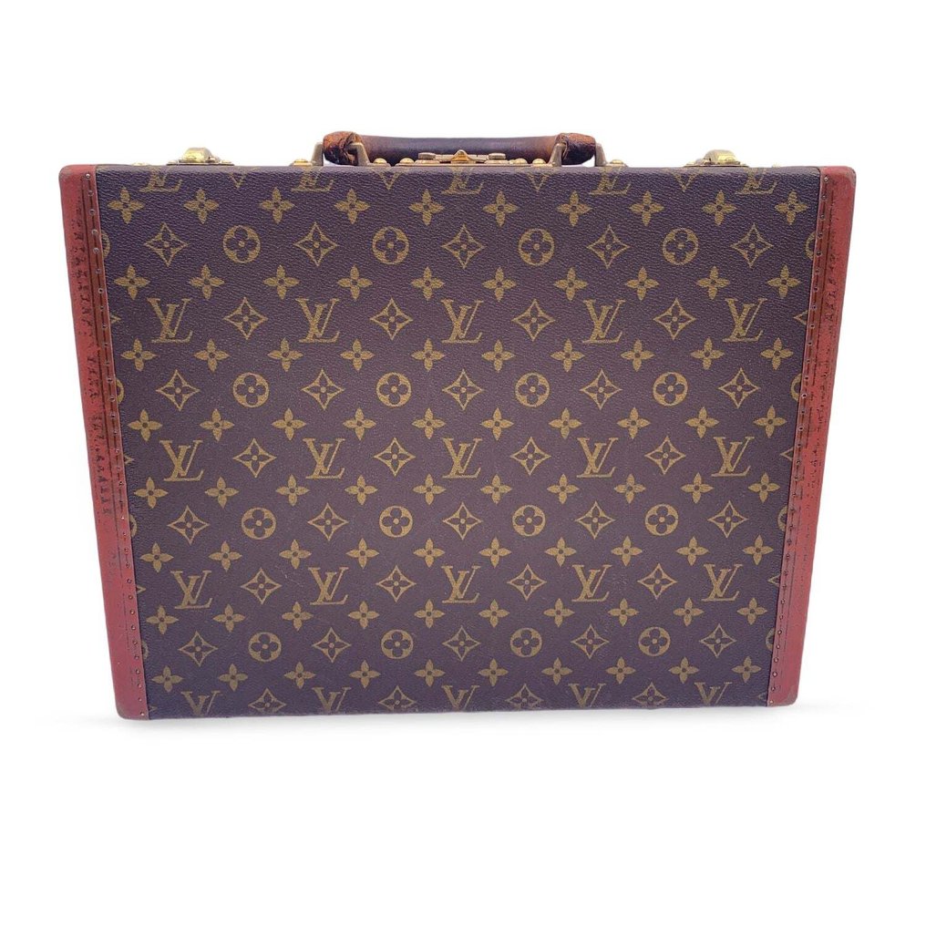 Louis Vuitton Vintage Monogram President Hard Briefcase - Brown
