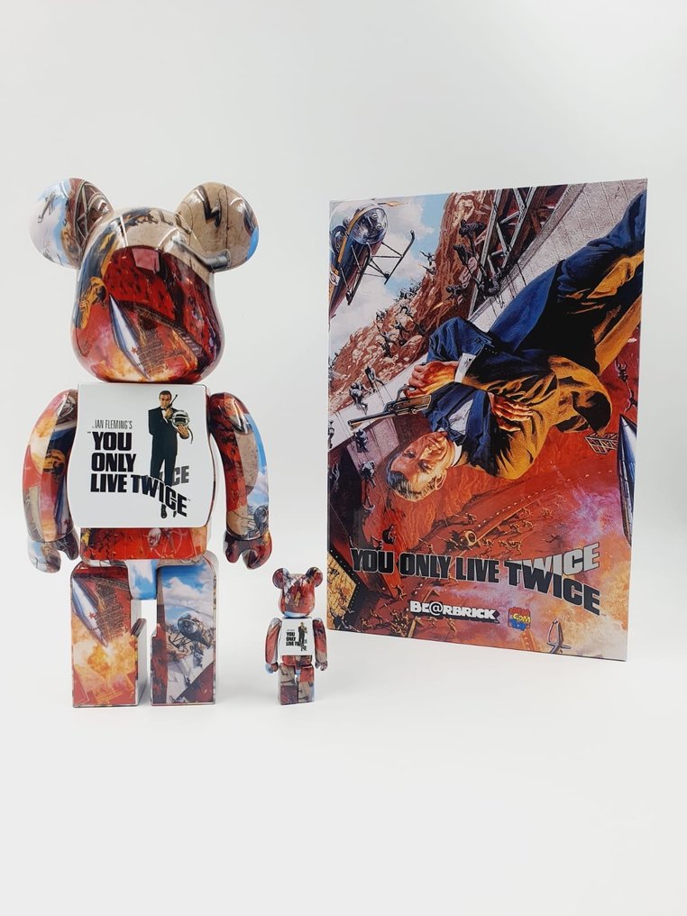James Bond X Medicom Toy - Be@rbrick James Bond You only live twice 400 ...