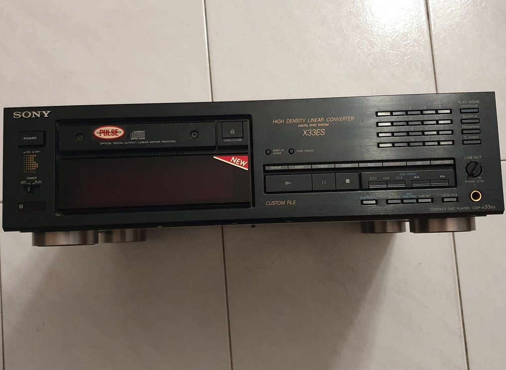 Sony Compact Disc Player CDPX33ES Cdspeler Catawiki
